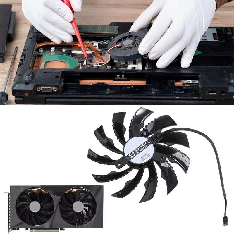 95mm 4PIN GPU Fan Efficient Heat Dissipation for PLD10010S12HH 3060TI 3050 Graphics Card PLD10010S12H PC Cooling Fan - Image 2