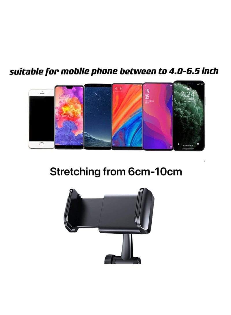 Rear View Mirror Phone Holder Mount with 270° Adjustable Clips - Image 5