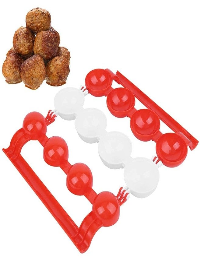 Beufee 2 Pcs Meatball Maker, Meatball Maker Tool Stuffed Meat Balls Fish Balls Kitchen Homemade Meatball Mold Mould Kitchen Accessories Diy Cooking Tools - Image 1