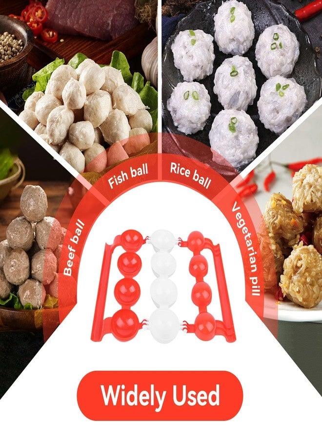 Beufee 2 Pcs Meatball Maker, Meatball Maker Tool Stuffed Meat Balls Fish Balls Kitchen Homemade Meatball Mold Mould Kitchen Accessories Diy Cooking Tools - Image 5