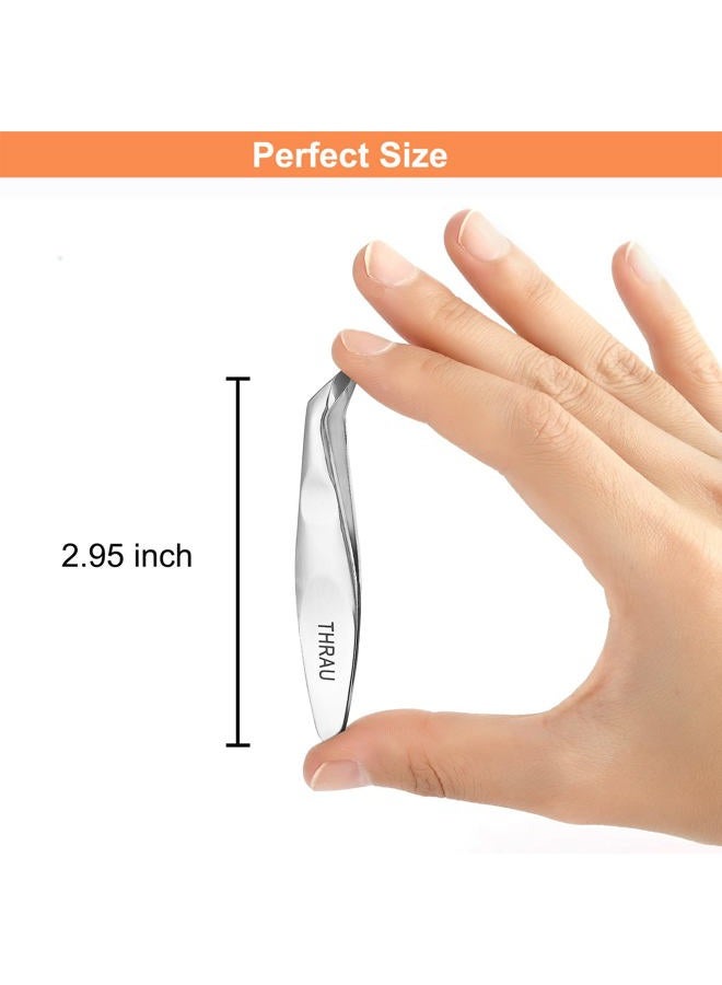 THRAU Mini Cuticle Trimmer for Manicure and Pedicure, Stainless Steel Cuticle Nipper, Precise Pointed Tip Cuticle Clipper for Trim Nail and Dry Skin - Image 4