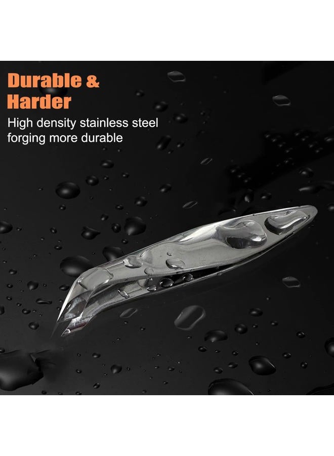 THRAU Mini Cuticle Trimmer for Manicure and Pedicure, Stainless Steel Cuticle Nipper, Precise Pointed Tip Cuticle Clipper for Trim Nail and Dry Skin - Image 3