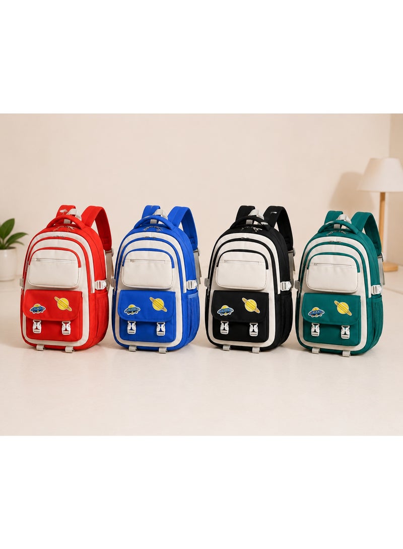 Unisex children's school backpack – large, multi-pocket, lightweight school bag – stylish and comfortable back-to-school bag for elementary and middle school students. - Image 5