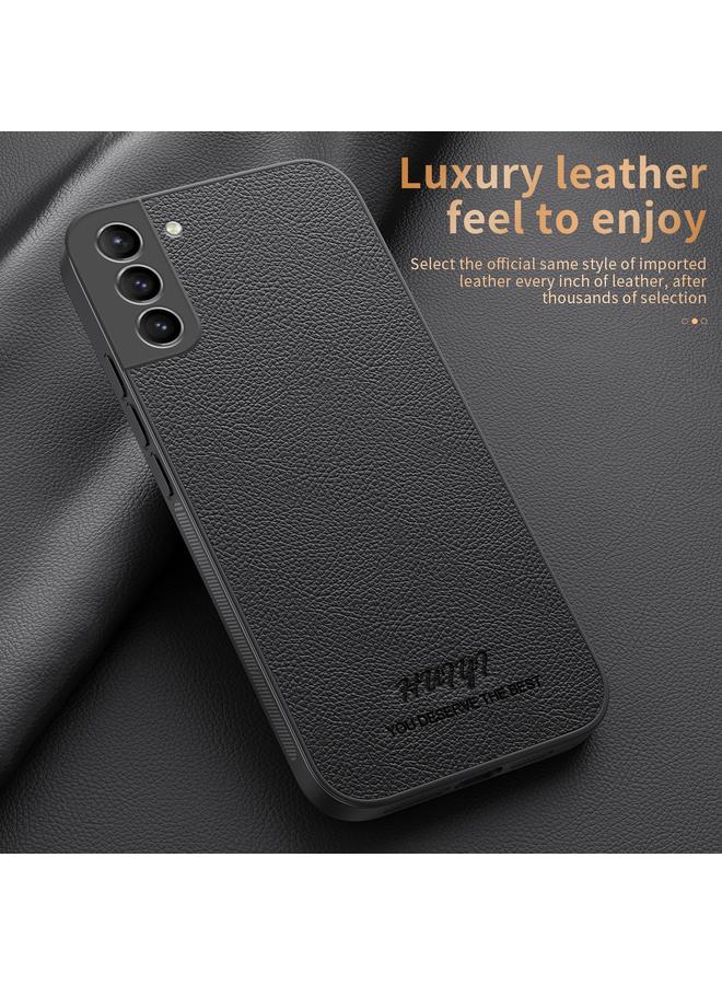 اس-توب جراب هاتف مغناطيسي من الجلد من HUIYI لهاتف Samsung Galaxy S21+ 5G - Image 2