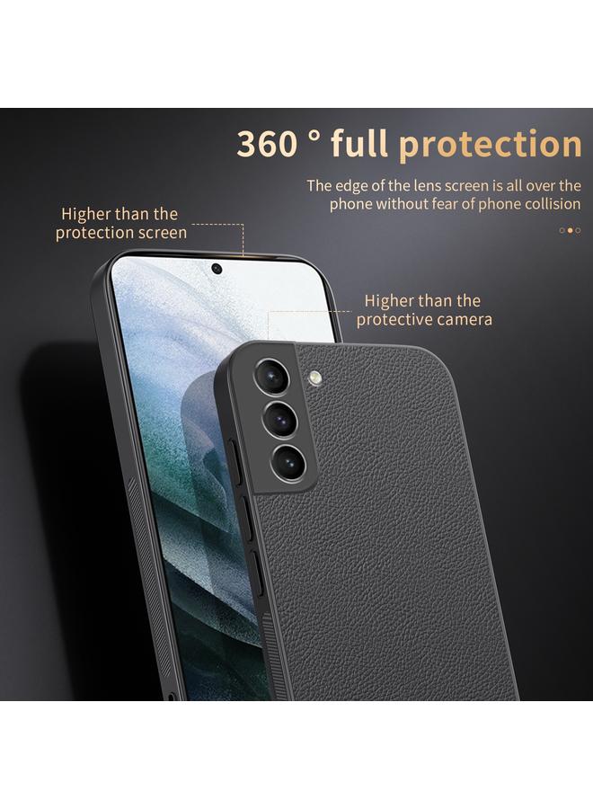 اس-توب جراب هاتف مغناطيسي من الجلد من HUIYI لهاتف Samsung Galaxy S21+ 5G - Image 3