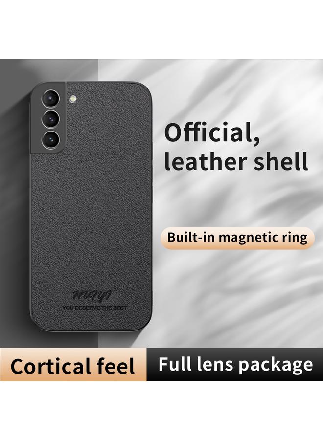 اس-توب جراب هاتف مغناطيسي من الجلد من HUIYI لهاتف Samsung Galaxy S21+ 5G - Image 4