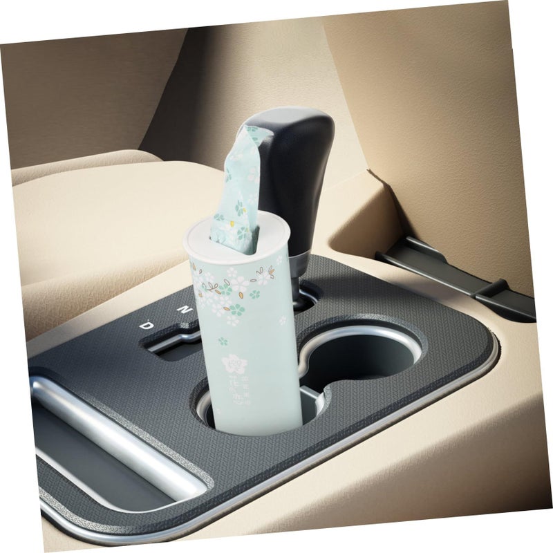 3Pcs Car Tissue Cylinder Compact Cup Holder Facial Wipes - Image 3