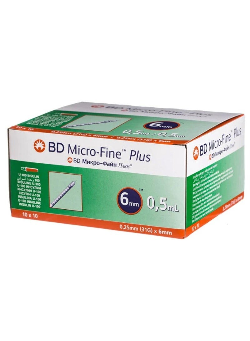 BD insulin syringes 0.5 ml  - Image 2