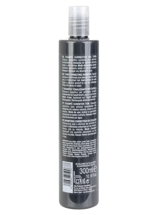 Tahe Silver Shampoo 300ml Correction for White, Grey or Highlighted Hair - Image 2