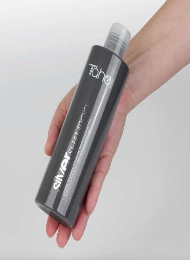 Tahe Silver Shampoo 300ml Correction for White, Grey or Highlighted Hair - Image 3