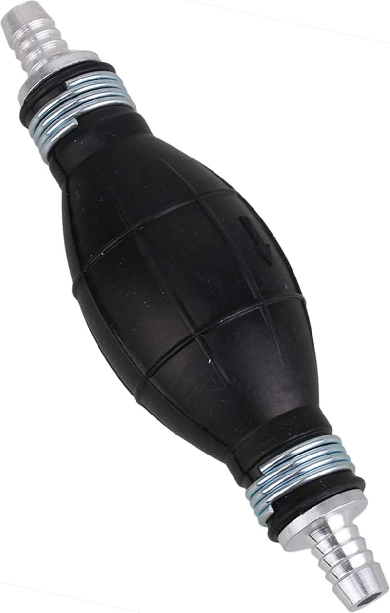 RDEXP Black 10mm Rubber and Metal Way Valve Line Hand Primer Bulb for Marine Boats Parts - Image 3