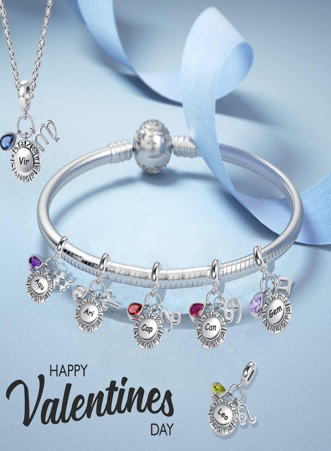 QeenseKc خرزة زينة على شكل دمعة من برج الثور، حجر الميلاد، مناسبة لسوار باندورا - Image 5