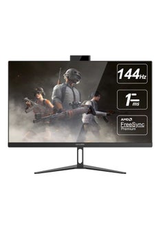Gaming Monitor 24 inch Full HD Resolution (1920x 1080) , AMD FreeSync, 1MS response time, 144hz Refresh rate Pop up Cam 3.0 MP with Mic, VA Panel, HDMI/DP/USB Frameless monitor DZ-24GEC
