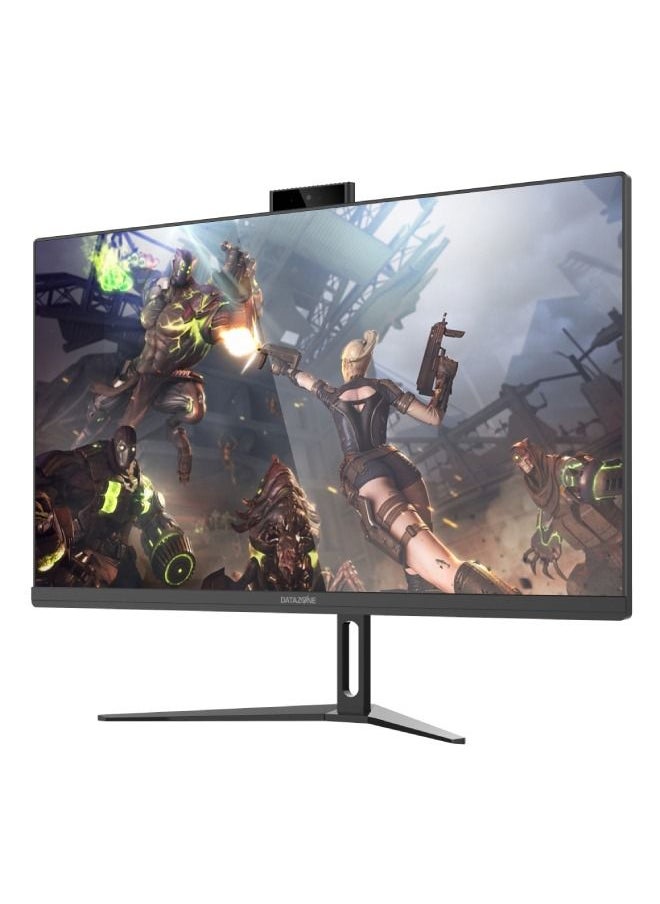 Datazone - Gaming Monitor 24 inch Full HD Resolution (1920x 1080) , AMD FreeSync, 1MS response time, 144hz Refresh rate Pop up Cam 3.0 MP with Mic, VA Panel, HDMI/DP/USB Frameless monitor DZ-24GEC - Image 1
