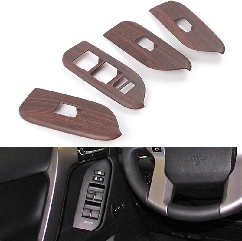 Yurefax Window Switch Cover Trim for Toyota Land Cruiser - Image 2