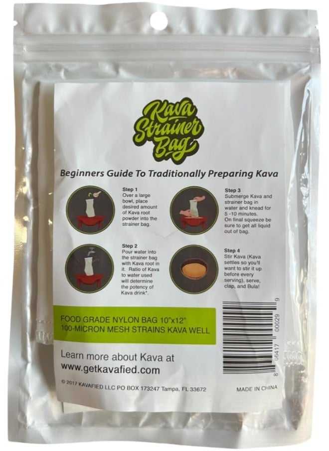 Kavafied Premium Traditional Kava Strainer Bag  - Image 5