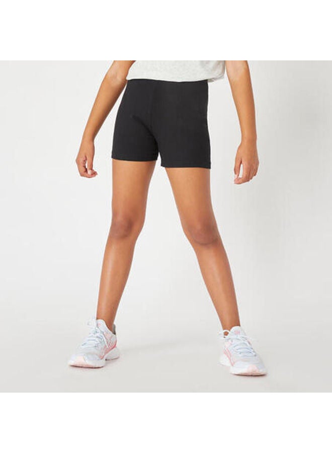 دوميوس شورت رياضي للبنات - أسود - Image 1