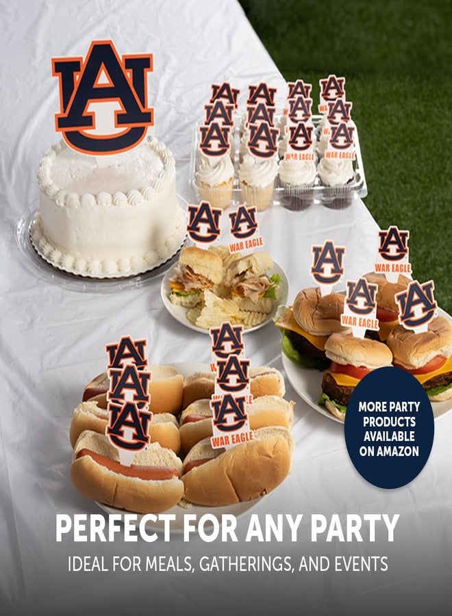 Desert Cactus Auburn Tigers Food Picks, Cupcake Toppers, 25 pcs - Image 4