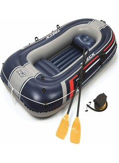 estway Hydro Force Treck X2 Inflatable Fishing River Water Boat Raft with Oars -  61068