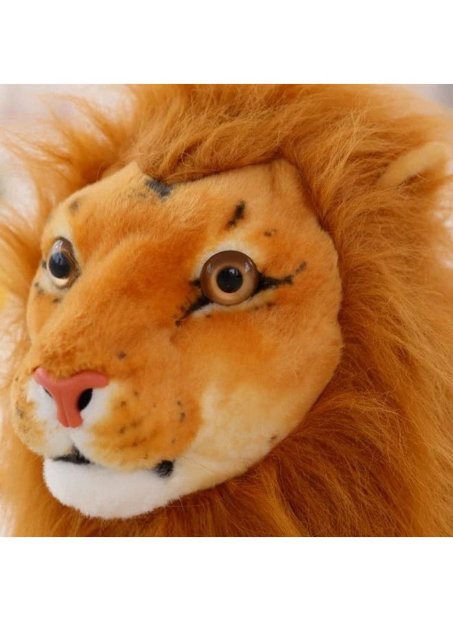 Tickles - Jungle Babbar Sher Gir Gujrati Lion Stuffed Soft Plush Toy 20 Cm Brown - Image 1