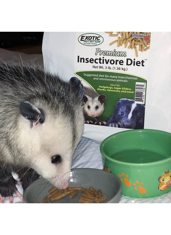 EXOTIC NUTRITION Premium Insectivore Diet (2.5 lb.) - Healthy Nutritious Chicken Based High Protein Pellet Diet - for Sugar Gliders, Hedgehogs, Opossums, Skunks & Other Insectivores  - Image 4