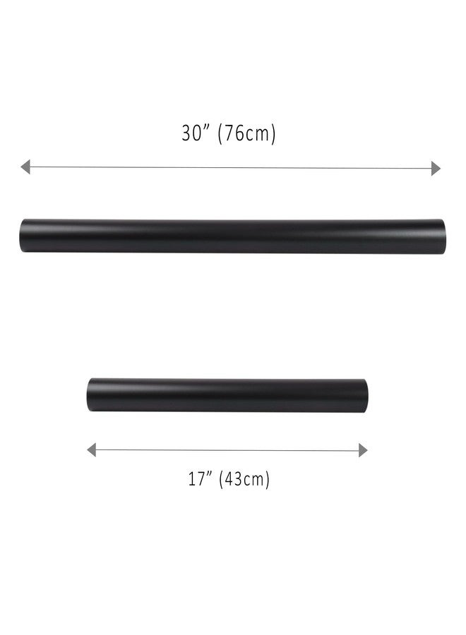 LaRibbons Black Wrapping Paper, Solid Color Matte Metal Gift Paper Roll - 17 Inch x 33 Feet, Gift Wrapping Paper for Christmas, Valentine's Day, Wedding, Birthday - Image 2