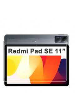 Generic 1 Pieces HD Scratch Proof Screen Protector Tempered Glass Compatible with Xiaomi Redmi Pad SE 11-inch 2023 Tablet Protective Film  - Image 1