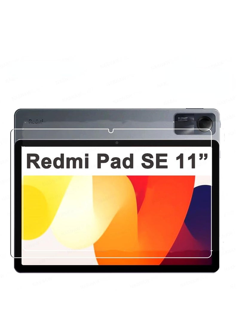 1 Pieces HD Scratch Proof Screen Protector Tempered Glass Compatible with Xiaomi Redmi Pad SE 11-inch 2023 Tablet Protective Film  - Image 1