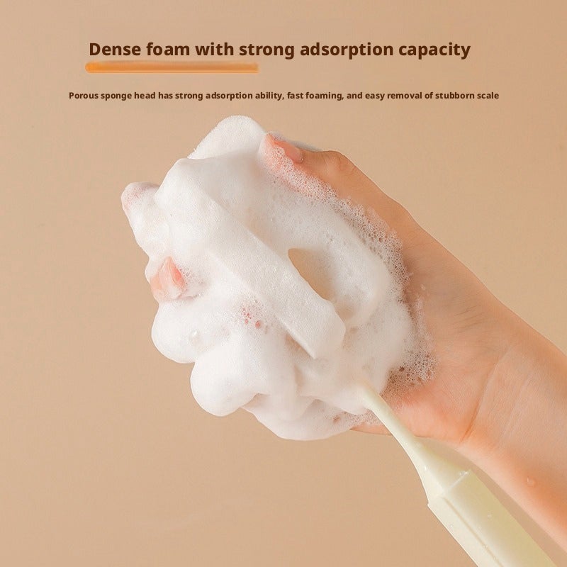 Long Handle Sponge Bottle Brush, Multi-purpose Kitchen Cleaning Tool - Image 3
