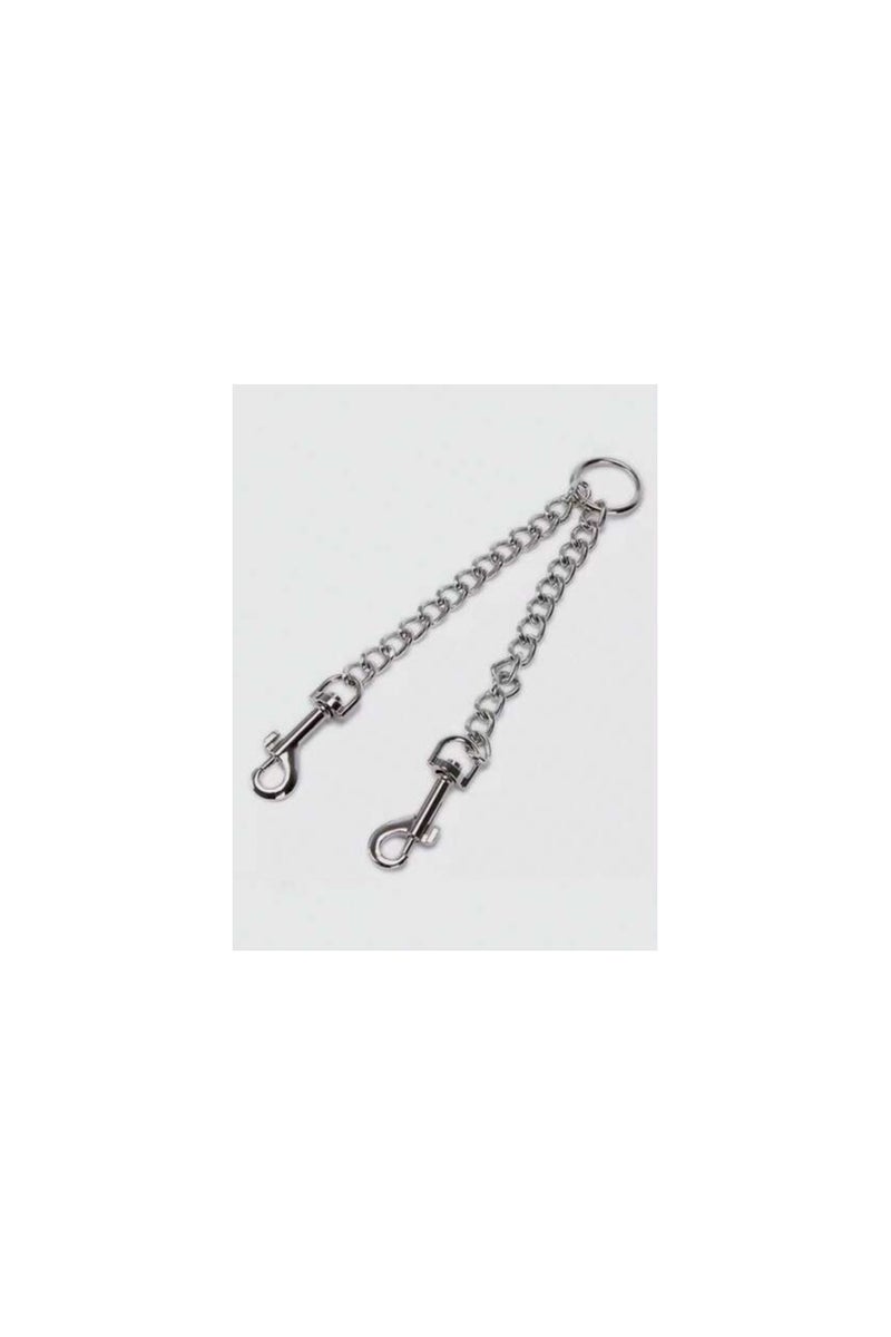 نونبيل مقود كلاب Nunbell أسود شديد التحمل بمقبض مزدوج - للكلاب الكبيرة