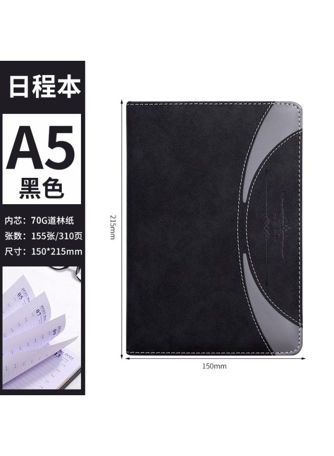 QUICK English Calendar Book 365 Days Notebook Spanish Daily Plan Book - Image 1