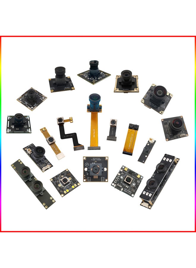HD USB Wide Angle 1080p 4K Computer Live Scan Code High Camera Monitoring Binocular Camera Module Module-Color:1 Million Pixels - Image 1