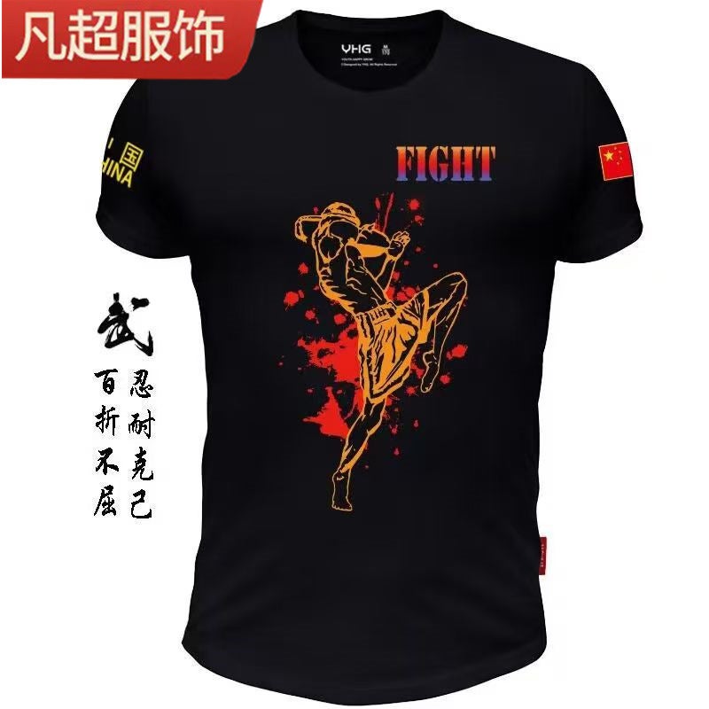 Chinese Power Special Forces Kung Fu Men'S T-Shirt 3D Digital Printing Round Neck Loose Short Sleeve - Image 2