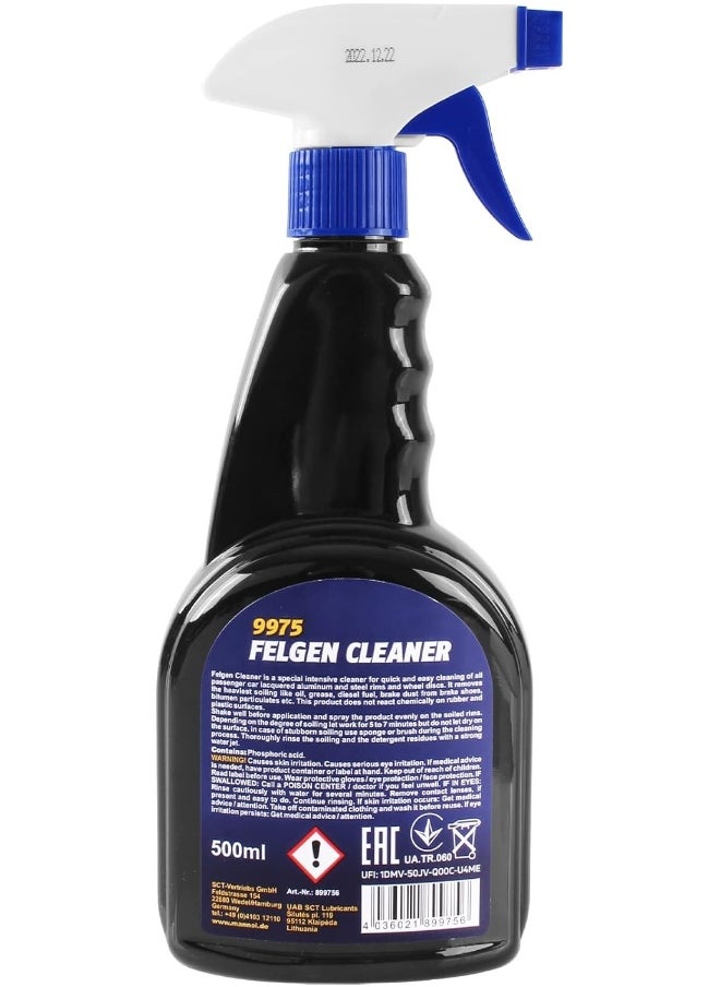 MANNOL MANNOL 9975 Professional Car Rims Cleaner for Aluminum and Steel - 500 ml  - Image 2