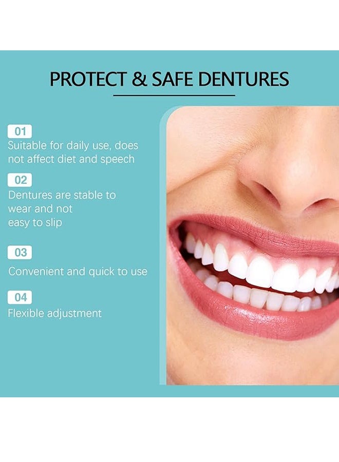 Snap-Fit on Dentures Are Adjustable, Comfortable and Natural, and Come With Braces to Correct Gaps Between Teeth - Image 3