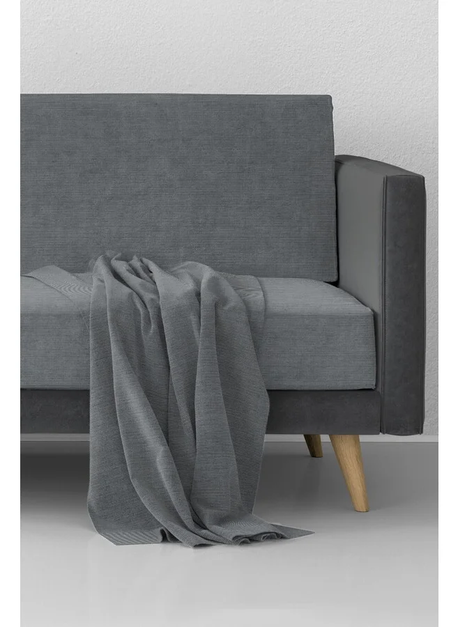 Favora Chenille Sofa Cover - Grey