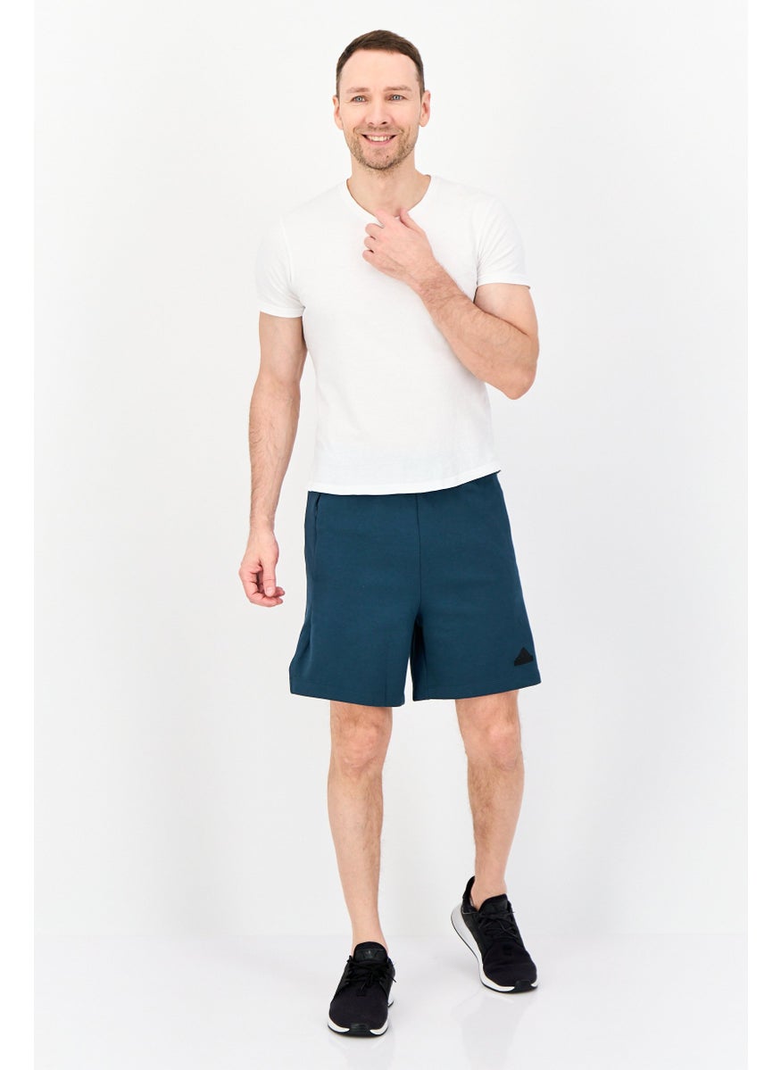 Adidas Men Sportswear Fit Training Shorts, Slate Green  - Image 4