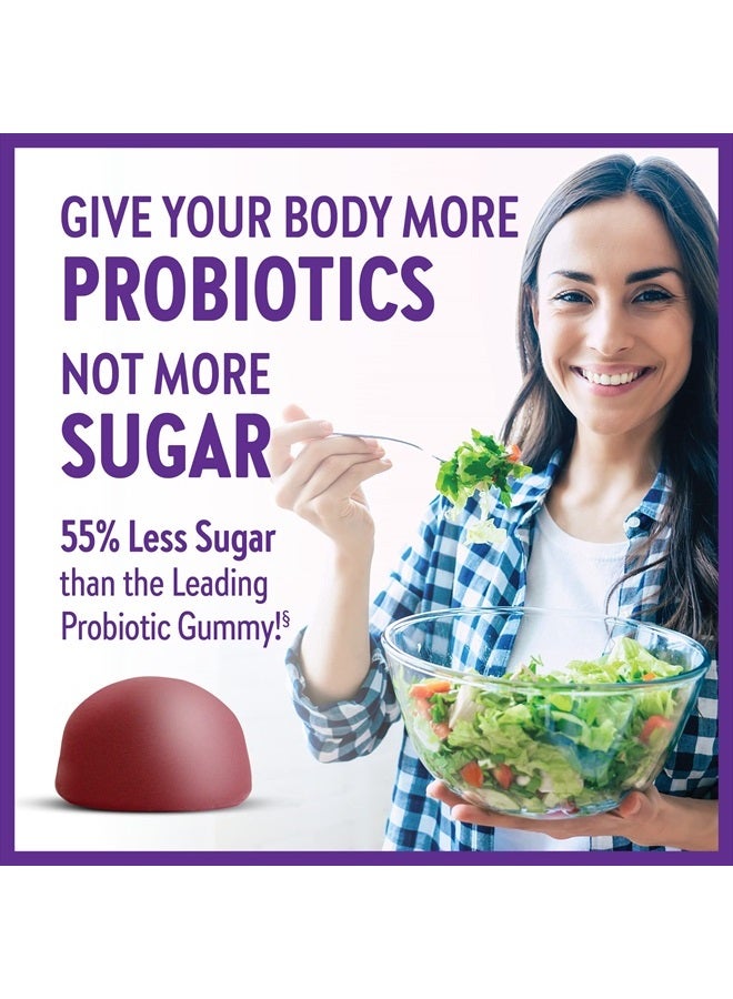 New Chapter Probiotic Gummies for Women and Men, All-Flora (1 Month Supply) – 55% Less Sugar+, Formulated for Holistic Gut Health Support with Probiotics + Prebiotic Fiber + 100% Vegan + Non-GMO - Image 3