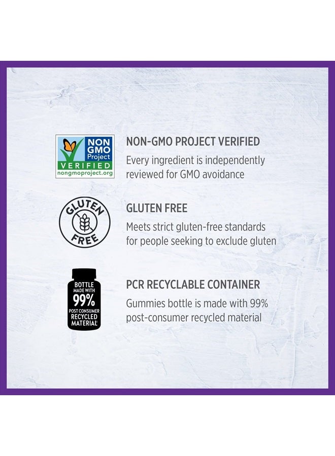 New Chapter Probiotic Gummies for Women and Men, All-Flora (1 Month Supply) – 55% Less Sugar+, Formulated for Holistic Gut Health Support with Probiotics + Prebiotic Fiber + 100% Vegan + Non-GMO - Image 4