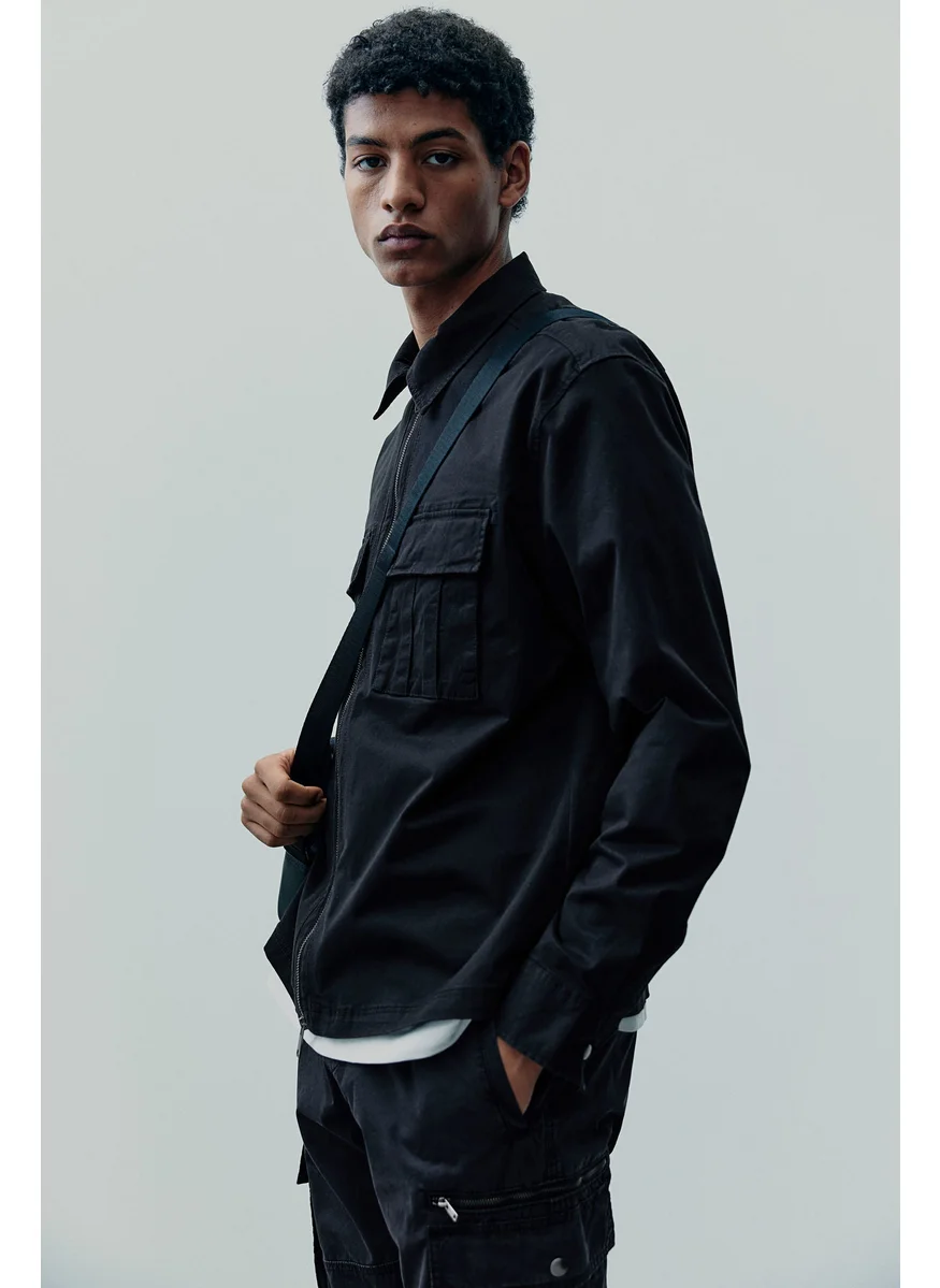 H&M Regular Fit Twill Overshirt