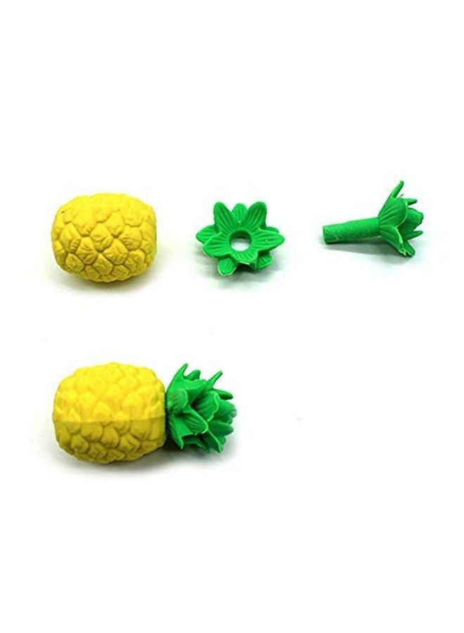 iMagitek 30 Pack Mini Pineapple Erasers For Kids Party Bag Favors Kids Stocking Fillers Classroom Prizes - Image 5