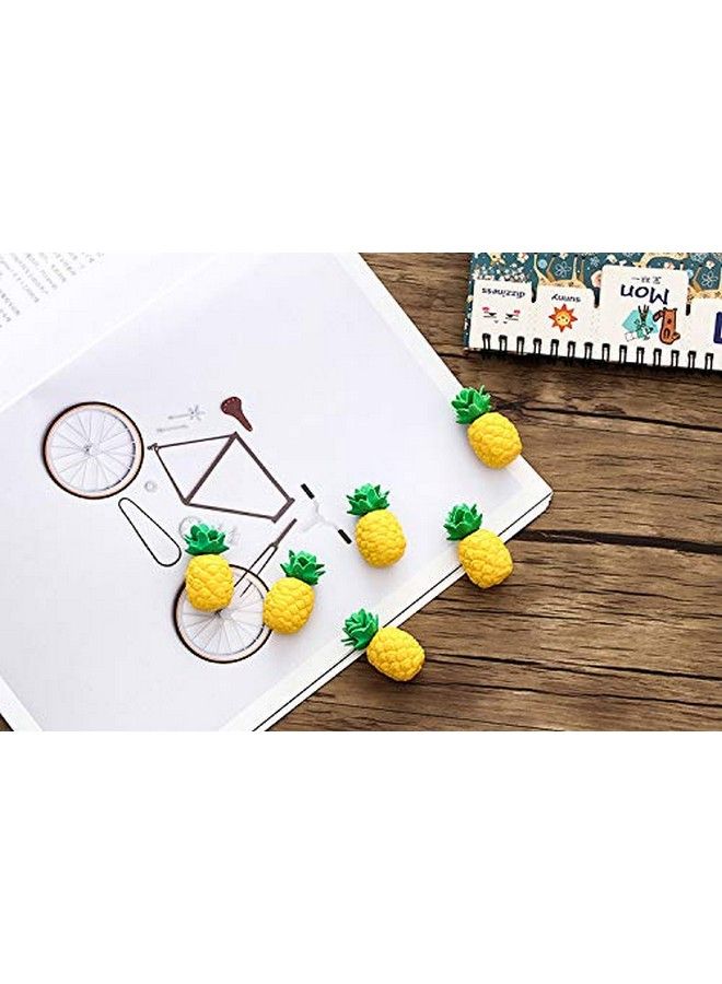iMagitek 30 Pack Mini Pineapple Erasers For Kids Party Bag Favors Kids Stocking Fillers Classroom Prizes - Image 4