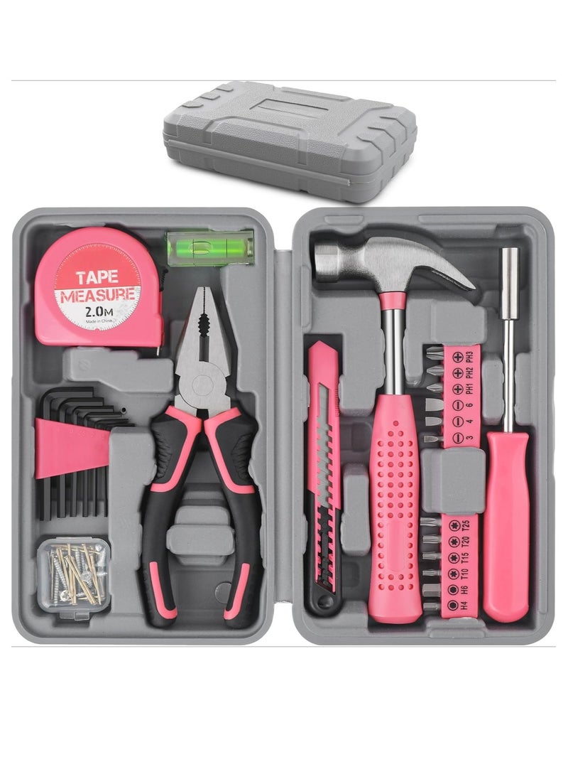 Hardware Tool Set, Multi-purpose Screwdriver Tool Set, Home Utility Tool Set, Suitable for Repairing Cars, Furniture Assembly (25-Piece Set)