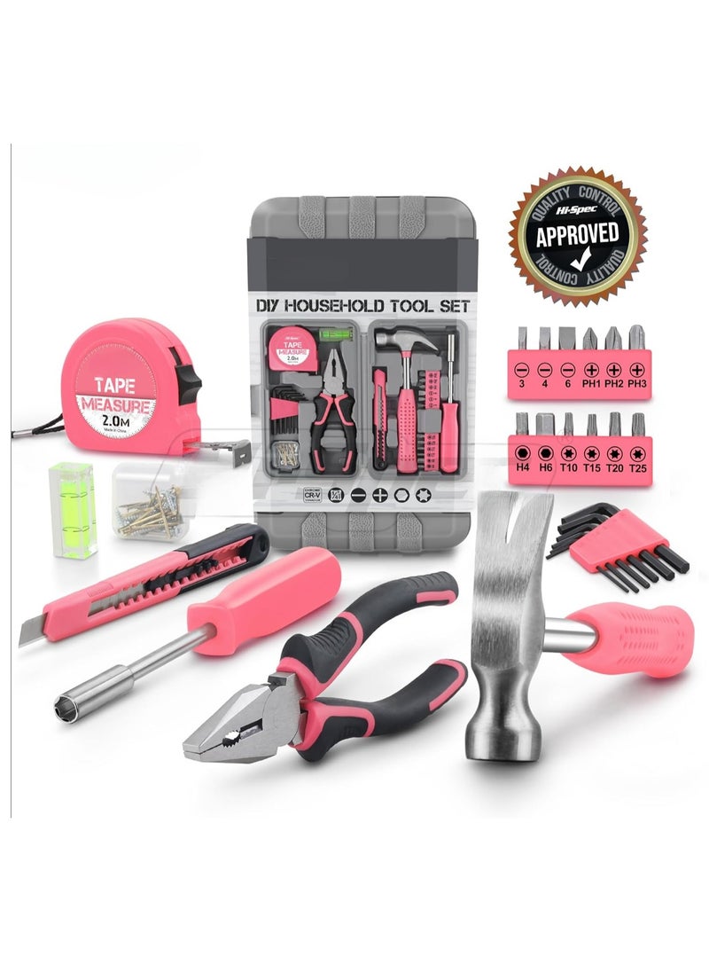 Hardware Tool Set, Multi-purpose Screwdriver Tool Set, Home Utility Tool Set, Suitable for Repairing Cars, Furniture Assembly (25-Piece Set)