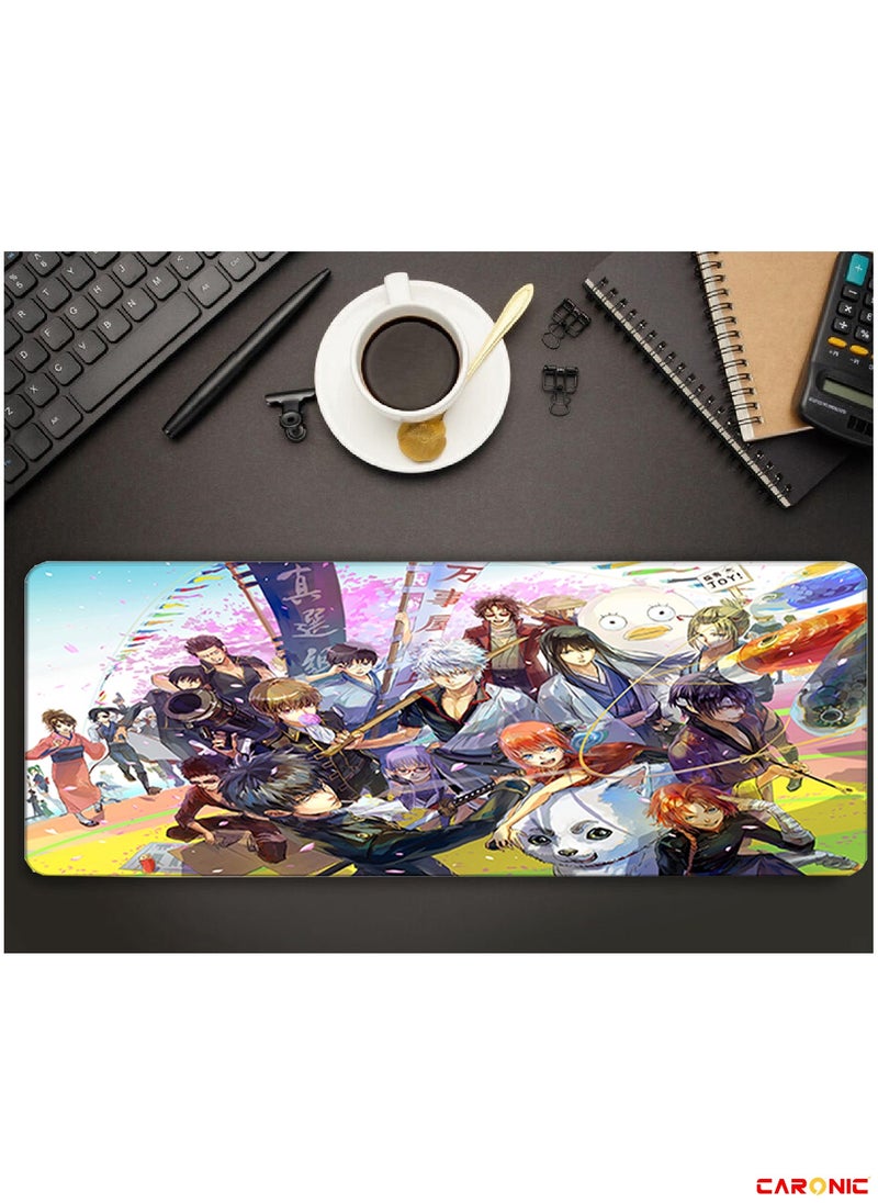 CARONIC - Large Gaming Mouse Pad with Superior Micro Weave Cloth Extended Desk Mousepad with Stitched Edges Non-Slip Base Water Resist Keyboard Pad For Gamer And Office Home Carl M1505 - Image 1