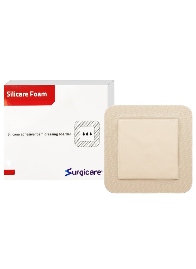 Surgicare Silicare Foam Dressing 7.5x7.5 cm 