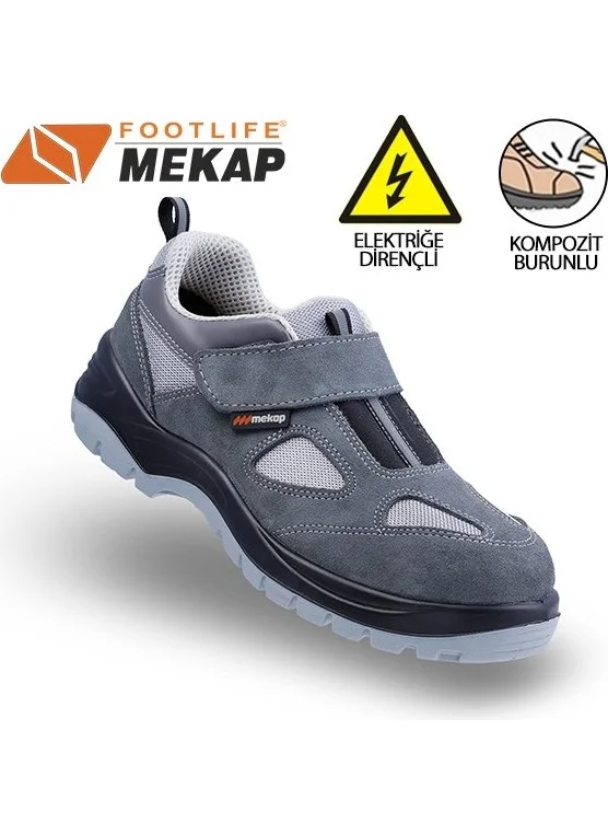 Mekap 157 S1 Suede Composite Toe Work Shoes Electrician