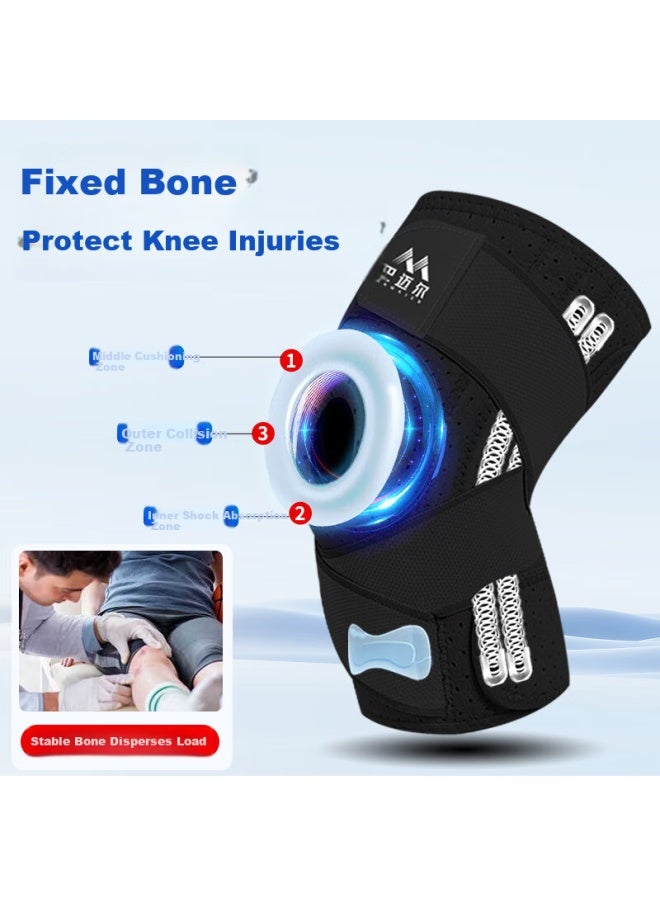 Bamel Baimaier Knee Brace For Men And Women, Professional Medical Grade Knee Support For Meniscus Injury, Fluid Aculation, Running, Hiking - Image 3