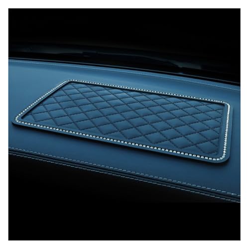DUSCOKE Bling Car Dashboard AntiSlip Mat Rhinestone Auto Dash Phone Hold Sticky Pad 1043 591 Vehicle Strong Gripping Mat for Keychains Sun Glasses and Electronic Devices Diamond - Image 1