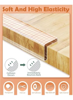 Oasisgalore Tables Corner Guards Safety Edge Corner Protector，Silicone Bumper Strip With Strong Adhesive Tape（3M）  - Image 3